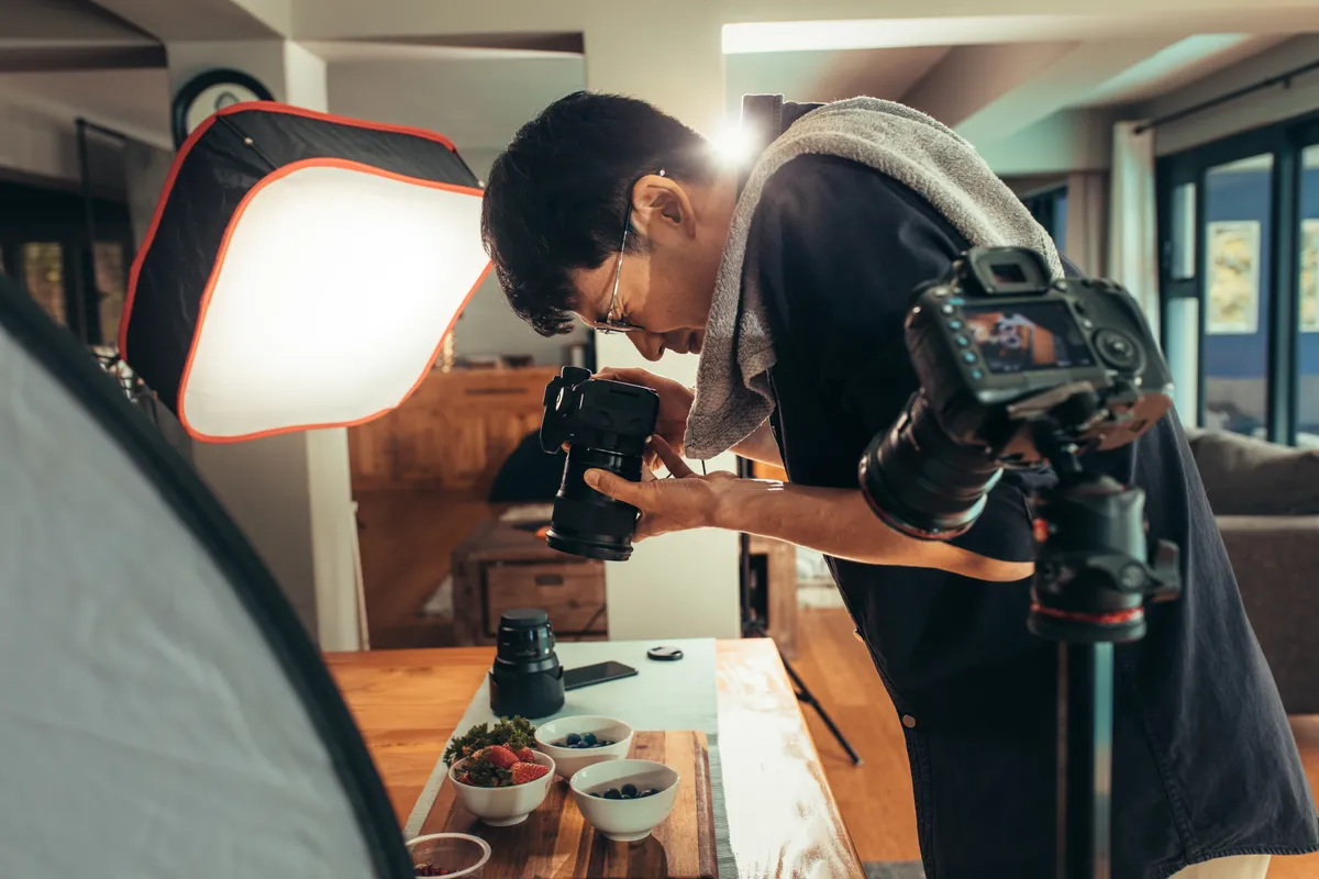 Professional brand photography shoot producing a year of marketing visual content